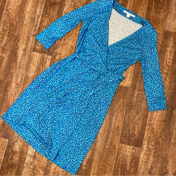 Diane Von Furstenberg Silk Wrap Dress - Picture 10 of 11